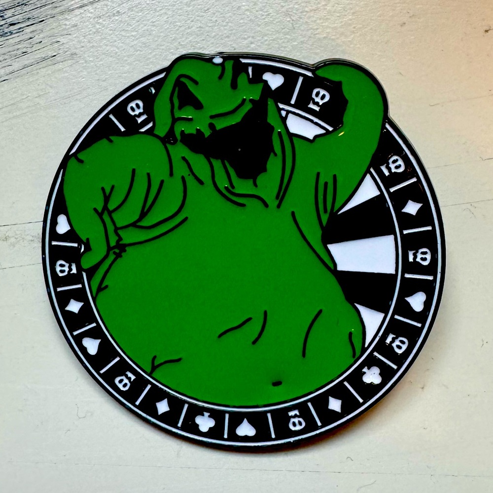 Disney Inspired Oogie Boogie Trading Pin The Nightmare Before Christmas Brooch
